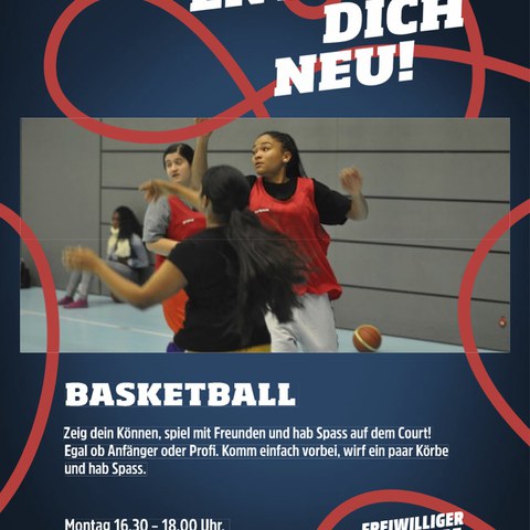 Basketball. Vergrösserte Ansicht