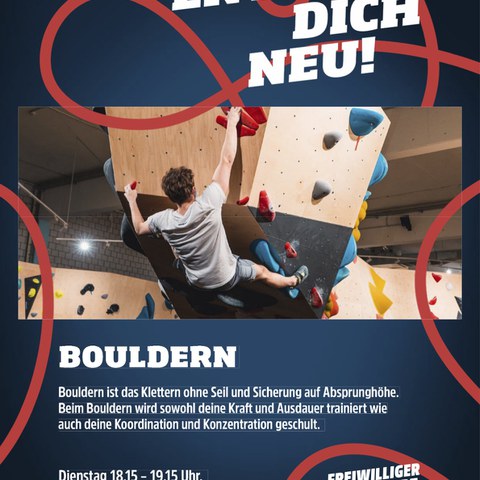 Bouldern. Vergrösserte Ansicht