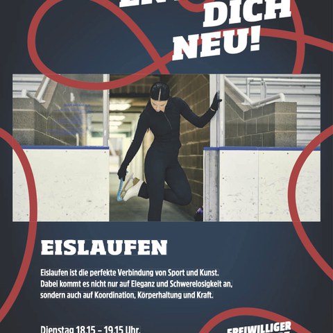 FSS SEK1 PosterA4 2025 Winter Eislaufen. Vergrösserte Ansicht