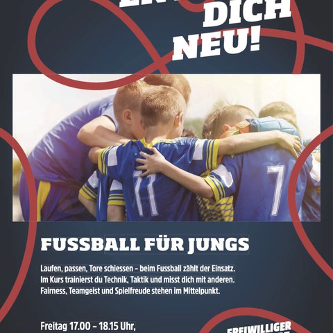 FSS SEK1 PosterA4 2025 Winter Fussball Jungs. Vergrösserte Ansicht