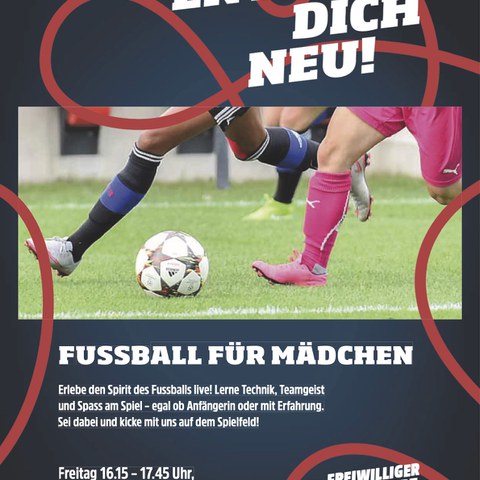 FSS SEK1 PosterA4 2025 Winter Fussball Mädch en. Vergrösserte Ansicht