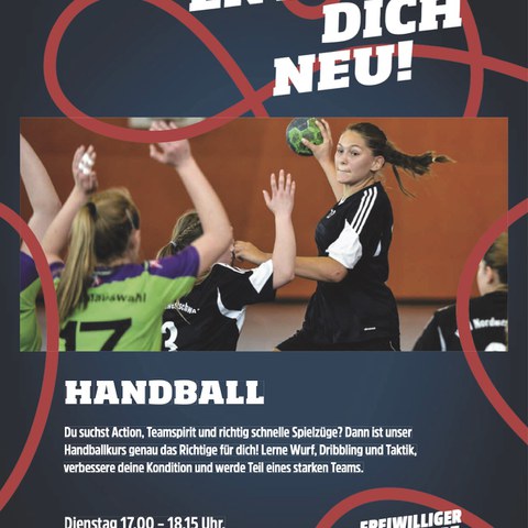 FSS SEK1 PosterA4 2025 Winter Handball. Vergrösserte Ansicht