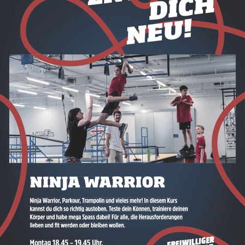 FSS SEK1 PosterA4 2025 Winter Ninja Warrior. Vergrösserte Ansicht