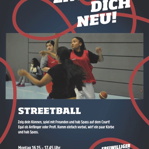 FSS SEK1 PosterA4 2025 Winter Streetball. Vergrösserte Ansicht