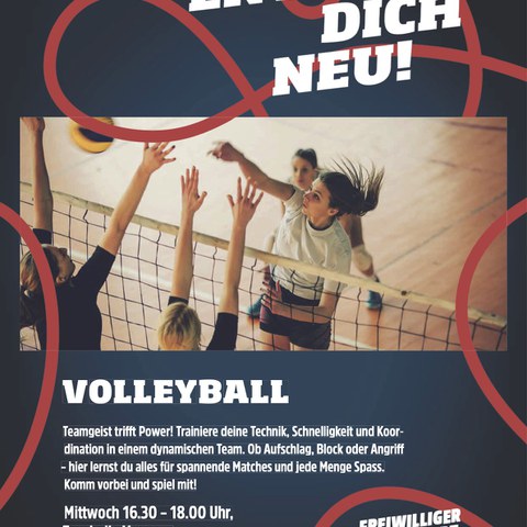 FSS SEK1 PosterA4 2025 Winter Volleyball. Vergrösserte Ansicht