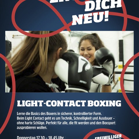 Light Contact Boxing. Vergrösserte Ansicht