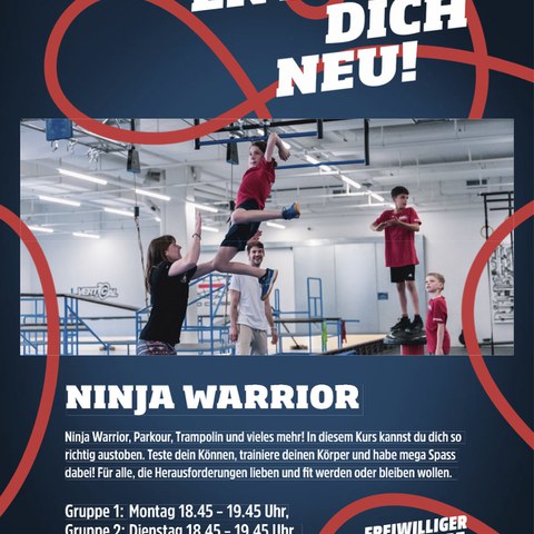 Ninja Warrior. Vergrösserte Ansicht