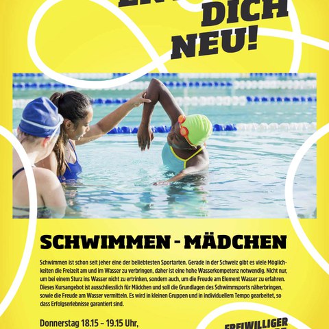 Schwimmen M. Vergrösserte Ansicht