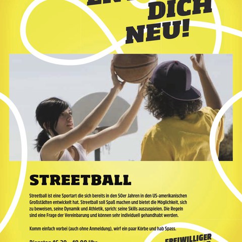 Streetball. Vergrösserte Ansicht