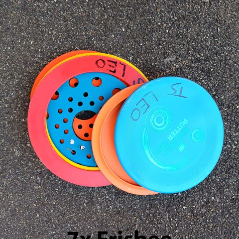 Frisbee. Vergrösserte Ansicht