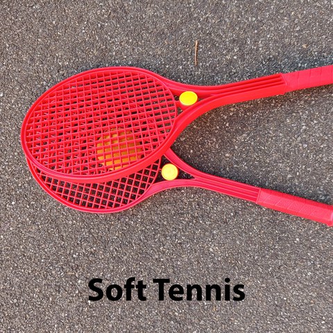 Soft Tennis. Vergrösserte Ansicht